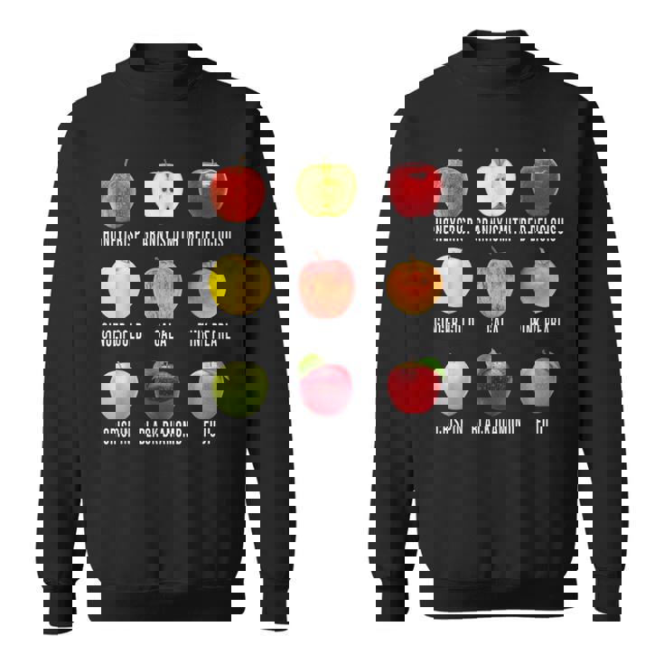 秋のリンゴ狩りアップルオーチャード ボーホー ファームフェッシュ スウェットシャツ