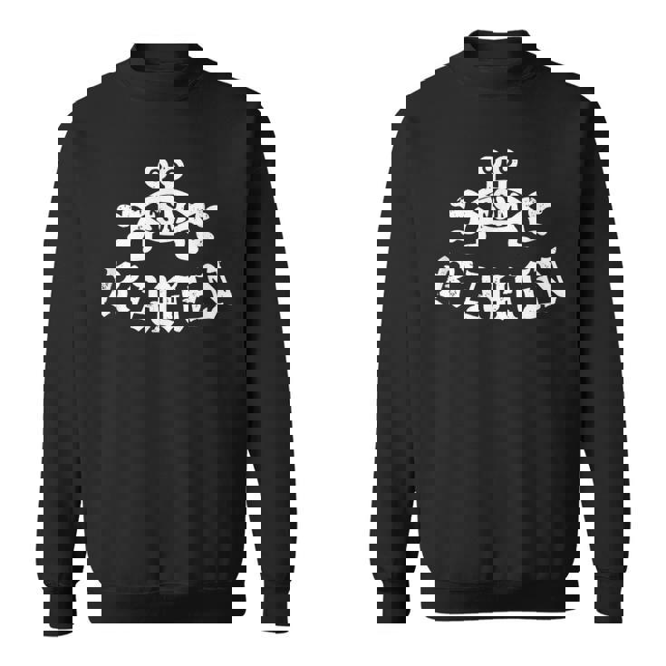 空飛ぶスパゲッティモンスター無神論者パスタファリアンとラーメン スウェットシャツ