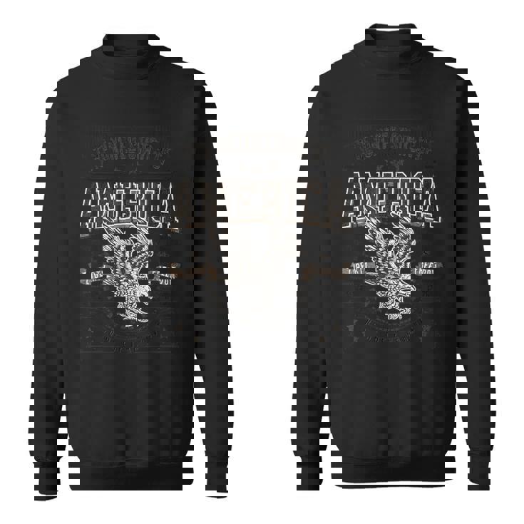 米国 アメリカン イーグル アメリカ国旗 パトリオット Usa メンズ ホワイト スウェットシャツ