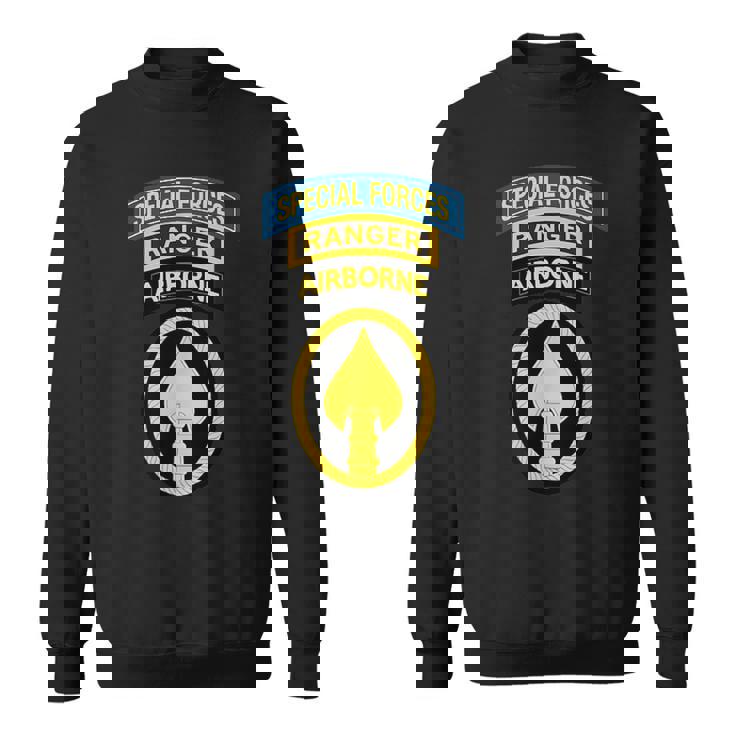 米国特殊部隊 -Fレンジャータブ -Ocomパッチ スウェットシャツ