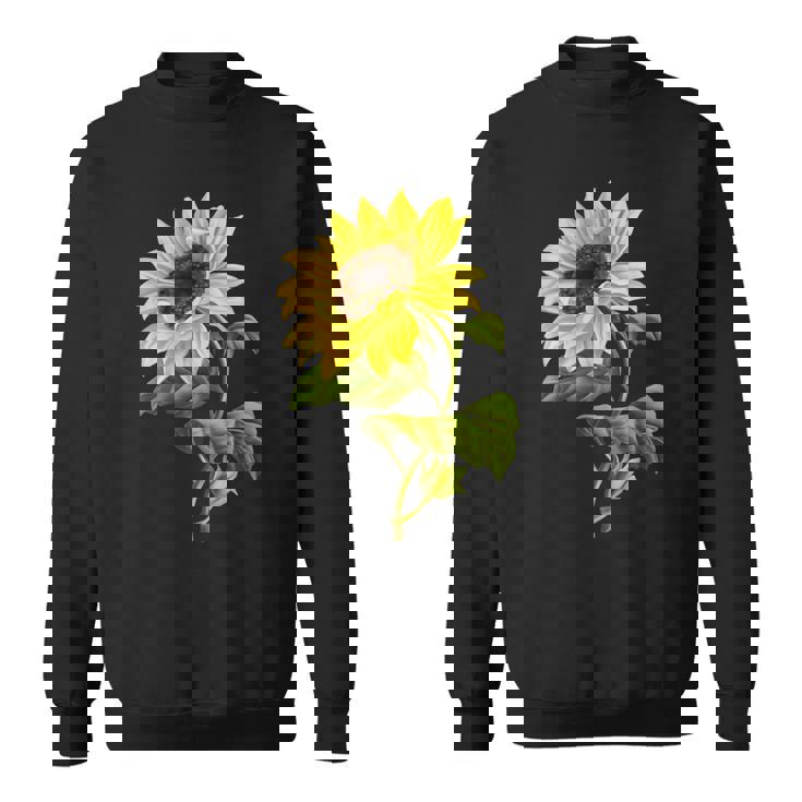 素敵なかわいいヒマワリの植物の花のアートワーク スウェットシャツ