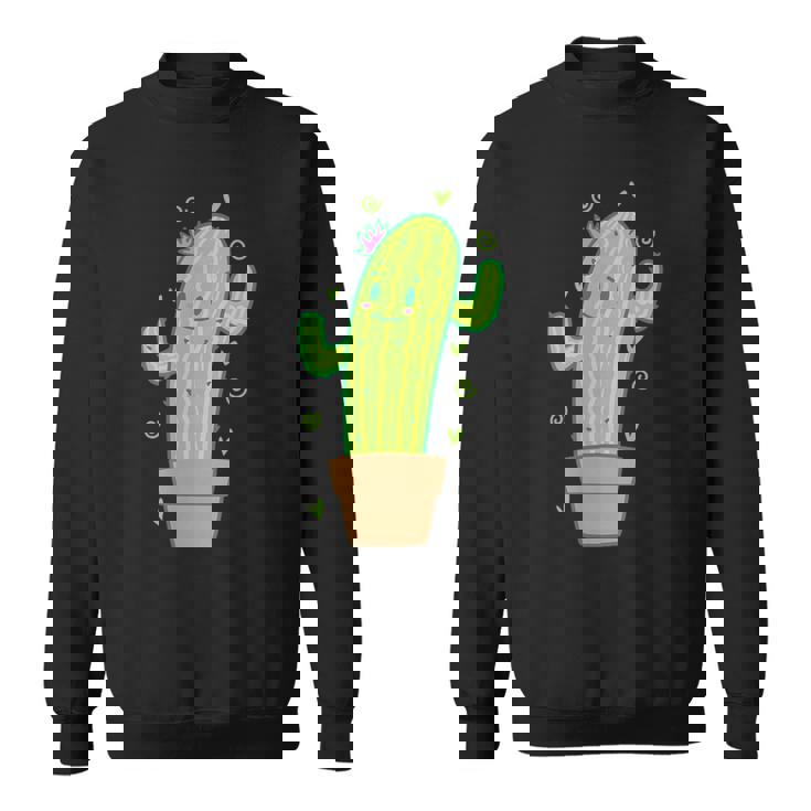 素敵なムードのサボテン スウェットシャツ