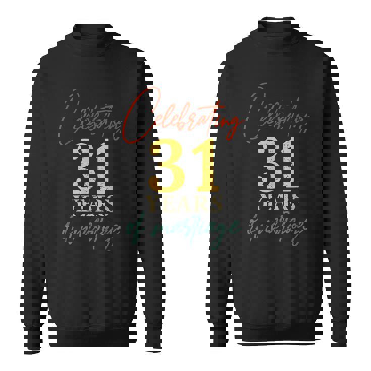 結婚31周年を祝う 結婚31周年 スウェットシャツ