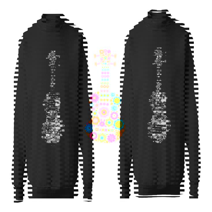 美しい花の4弦ウクレレ楽器 スウェットシャツ