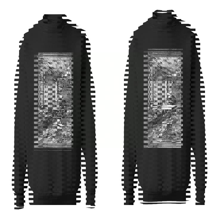 聖ジェロームの研究 アルブレヒト・デューラー ゴシック中世美術 スウェットシャツ