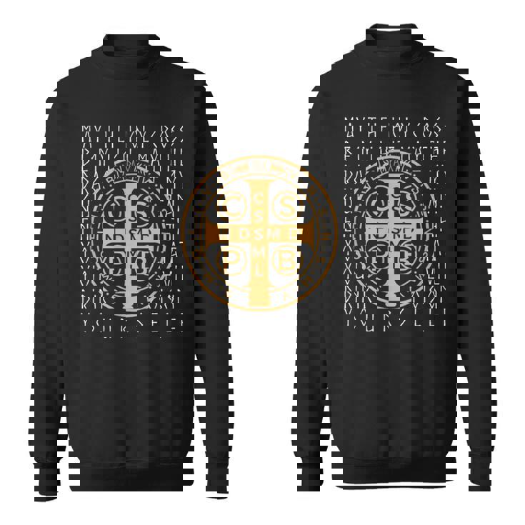 聖ベネディクト勲章 キリスト教の祈り スウェットシャツ