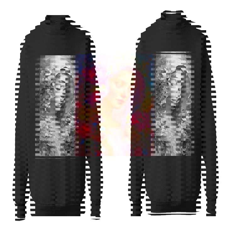 聖母、聖母マリア、聖母マリア、聖母 スウェットシャツ