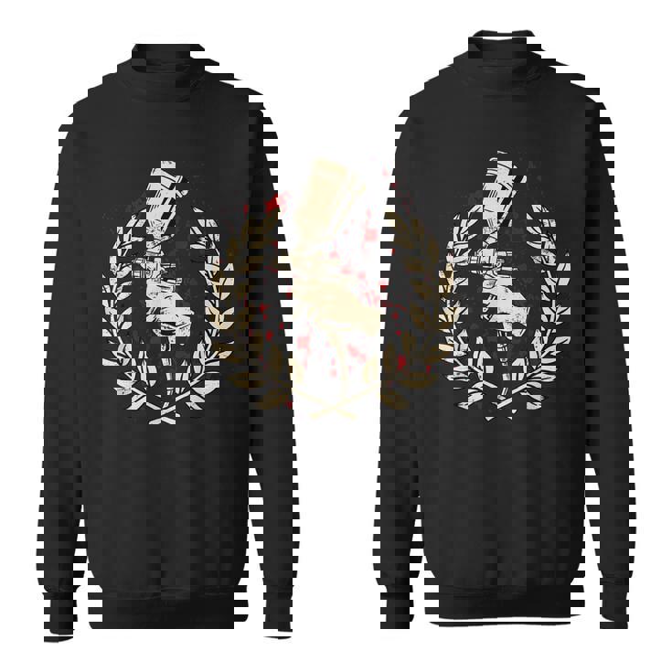 自動車 車 車両 スプレーガン 車体塗装機 スウェットシャツ