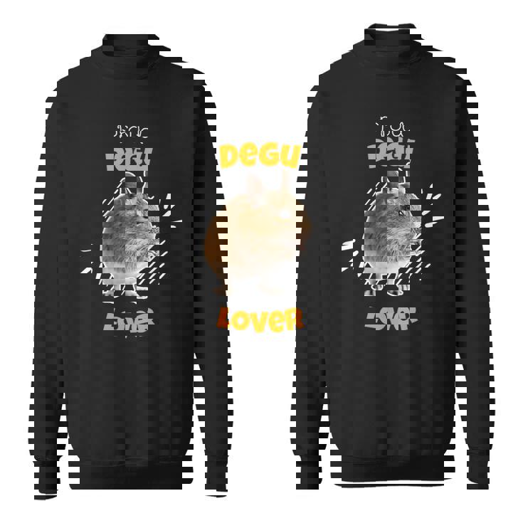 自慢のデグー好き スウェットシャツ