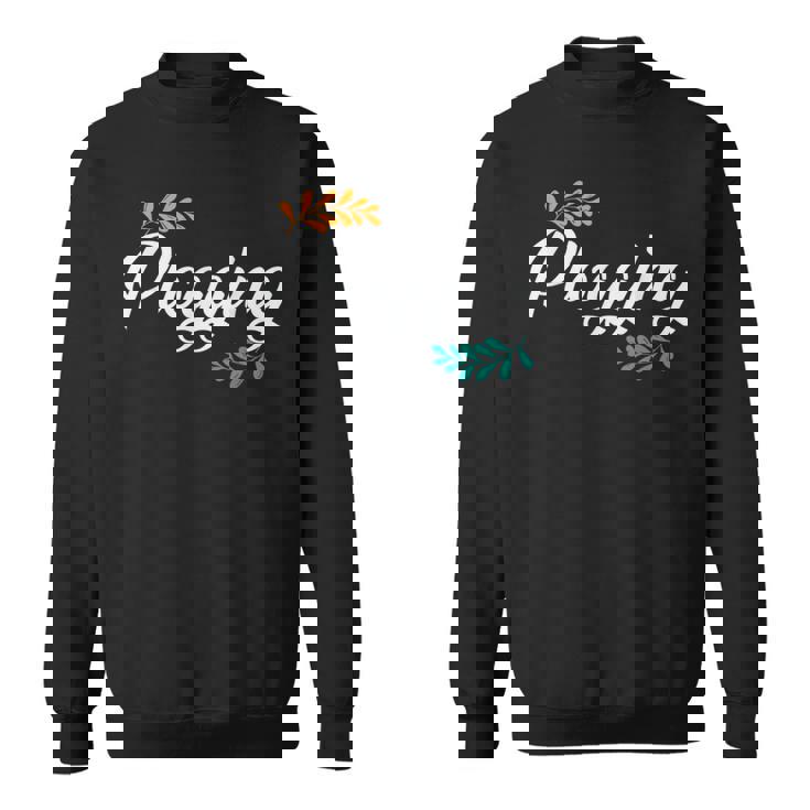 自然と環境のプログ スウェットシャツ