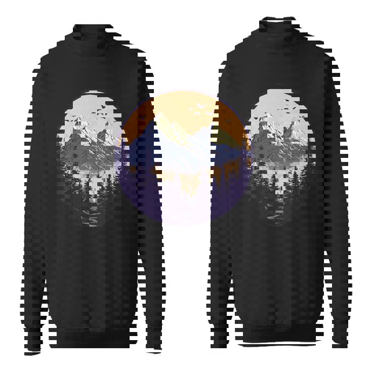 自然の中でのハイキング、ハイキング スウェットシャツ