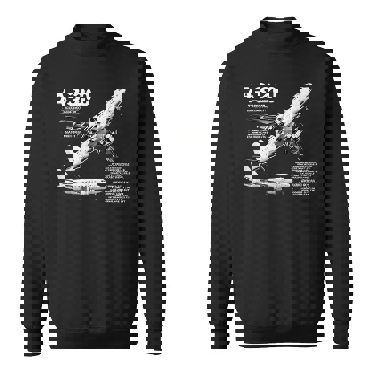 航空機 エアバスa320ジェット スウェットシャツ