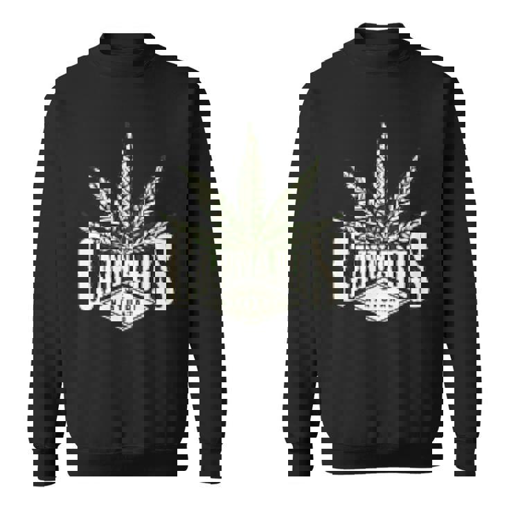 草 草 草 マリファナ Thc ポット 大麻 ナチュラル 4 スウェットシャツ