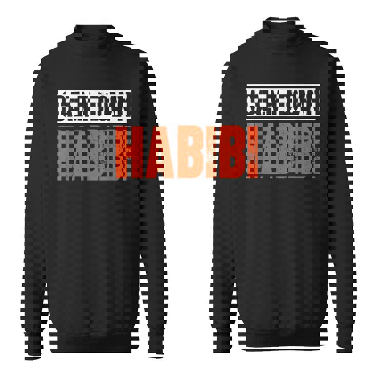 落ち着けハビビ スウェットシャツ