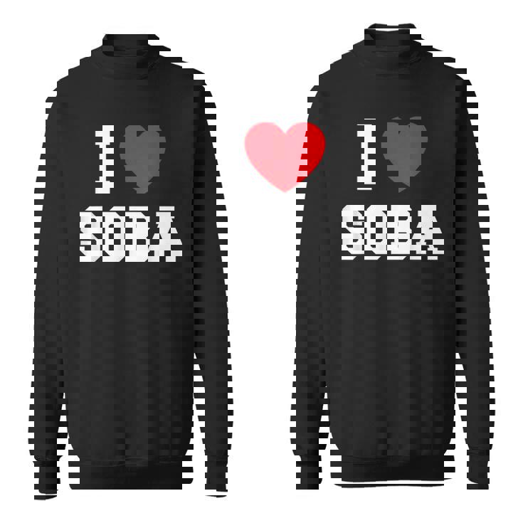 蕎麦大好き スウェットシャツ