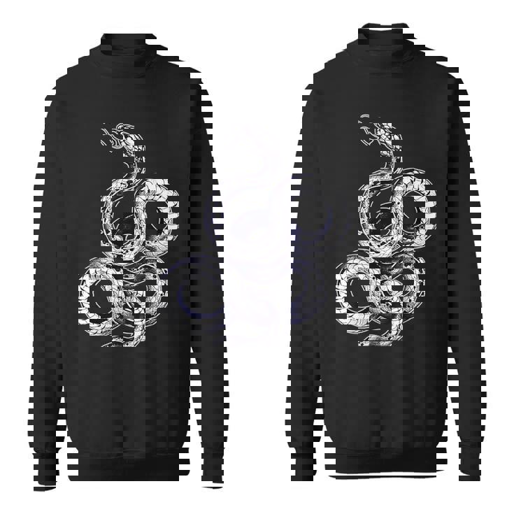 蛇蛇スリザリングブラックワーク スウェットシャツ