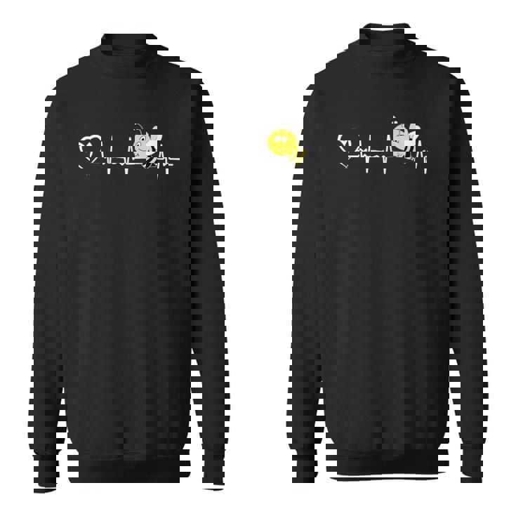 蜂 ハートビート 蜂 ハート 蜂 女王 ミツバチ スウェットシャツ