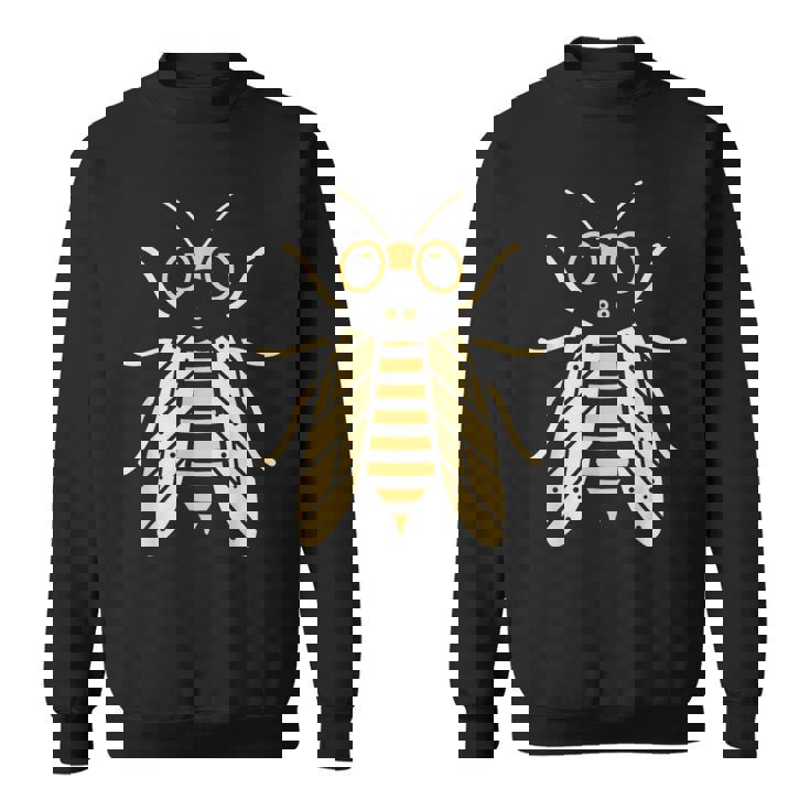 蝉のユーモア シンプルでかわいいミニマリストの昆虫 蝉 スウェットシャツ