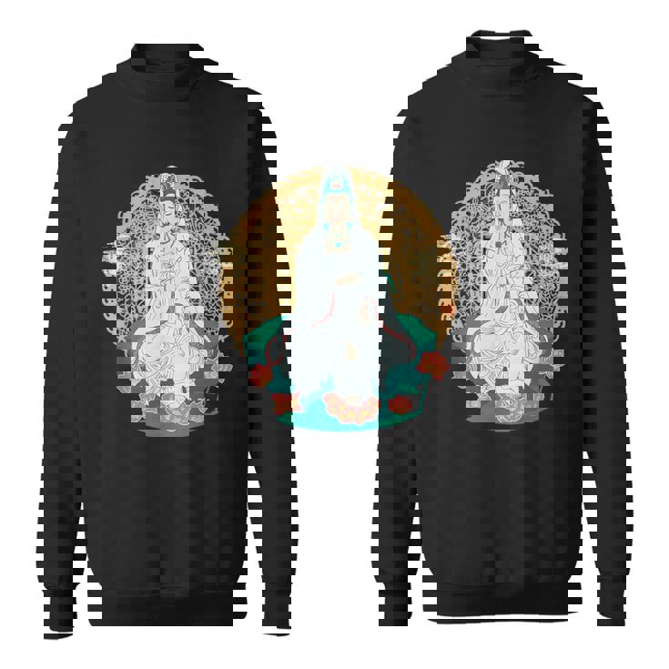 観音菩薩 観音陰仏教 アジアン仏教 スウェットシャツ