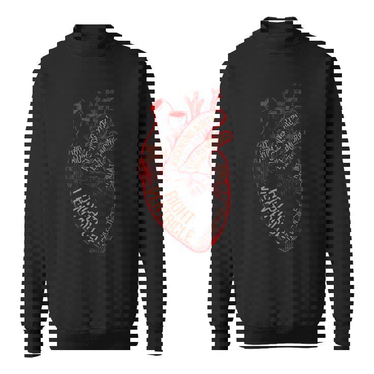 解剖学 心臓 心臓病 看護師 循環器専門医 心電図 循環器学 スウェットシャツ