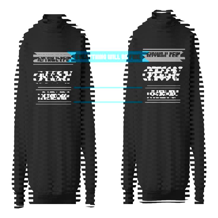 誇り高いグレゴリーのためのグレゴリー名言 スウェットシャツ