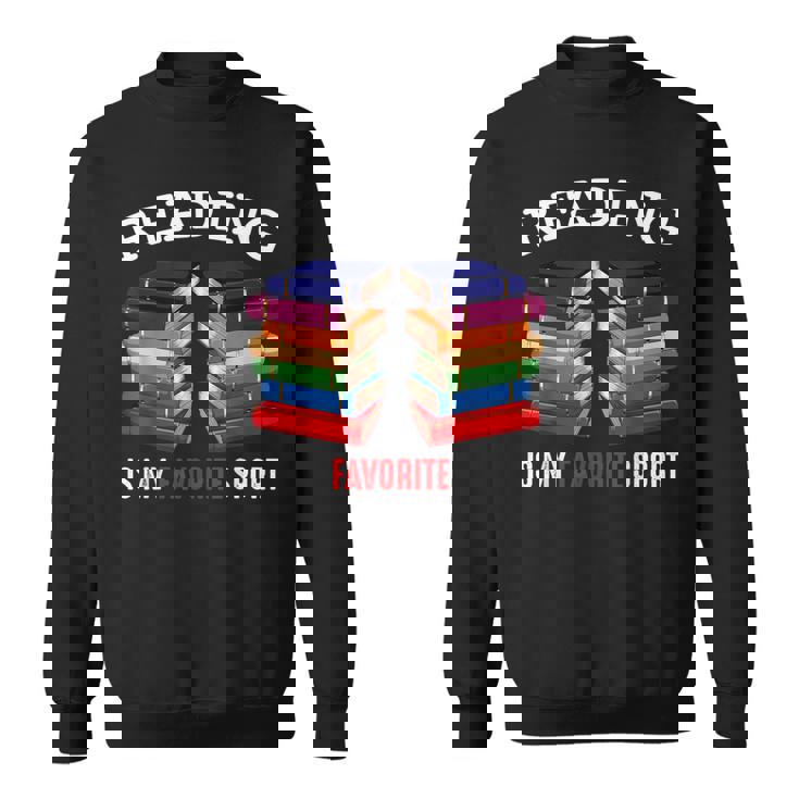 読書は私の好きなスポーツです 本好き 趣味 文学 スウェットシャツ