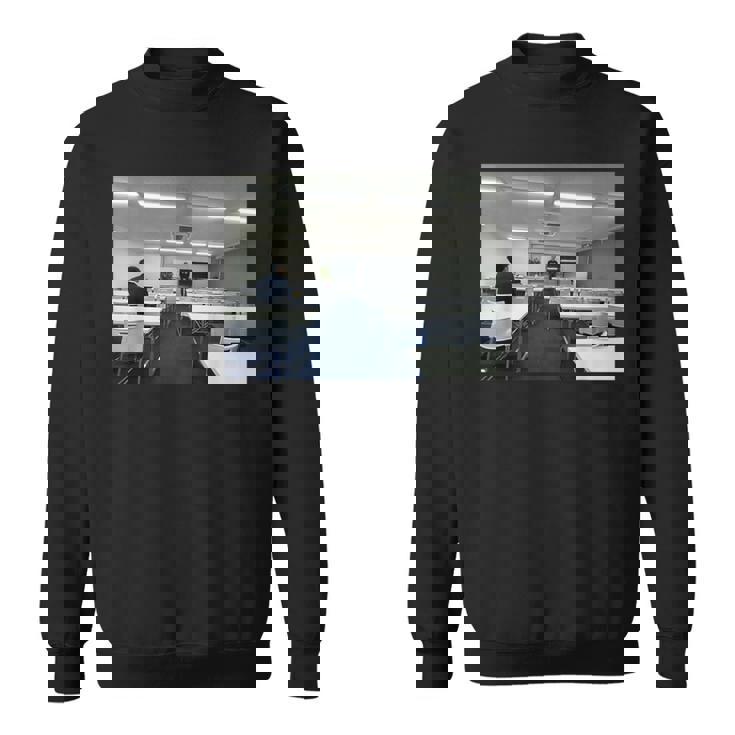 講演会のようす スウェットシャツ