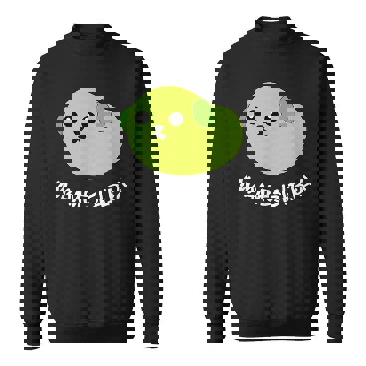 豆柴 枝豆豆 可愛い スウェットシャツ