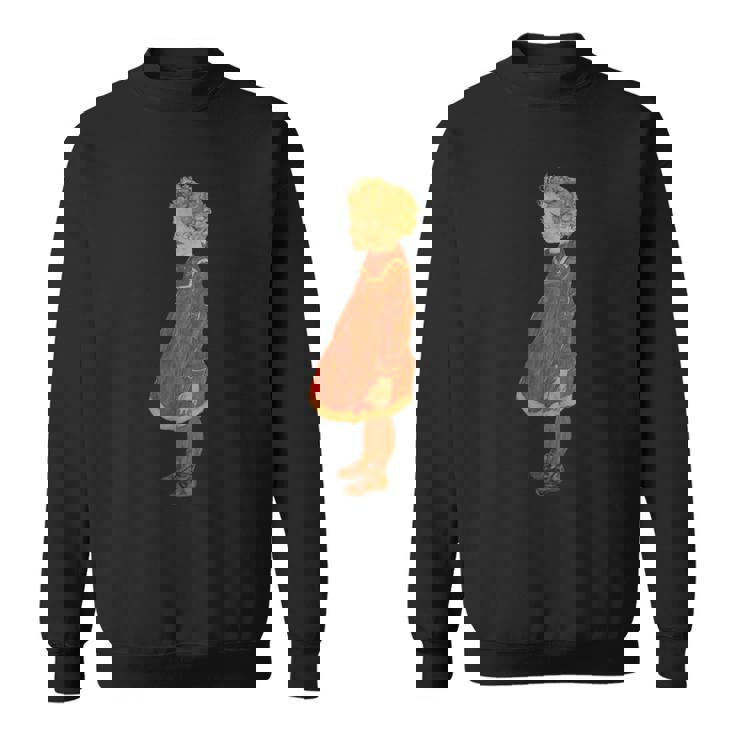 赤のブロンドの髪を持つ少女 エゴン・シーレ作 1916 スウェットシャツ