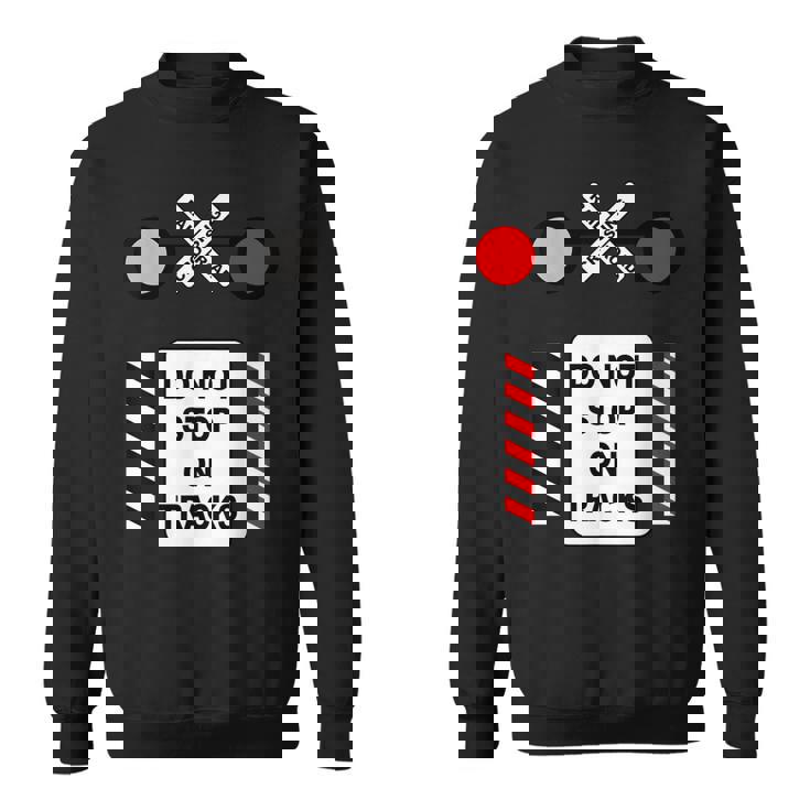 踏切サイン ハロウィン コスチューム 鉄道 電車 スウェットシャツ