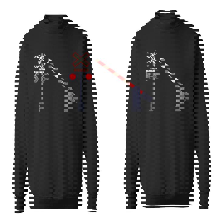 踏切バリアサイン ハロウィン コスチューム Diy スウェットシャツ