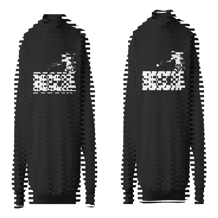 車椅子のボッチャ スウェットシャツ