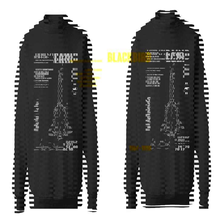 軍用航空機 ロッキードr-71 ブラックバード Usaf スウェットシャツ