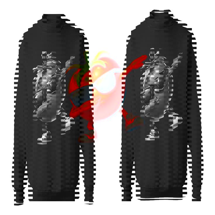 軽くたたくトマト ダンシング 軽くたたくトマト フルーツ スウェットシャツ