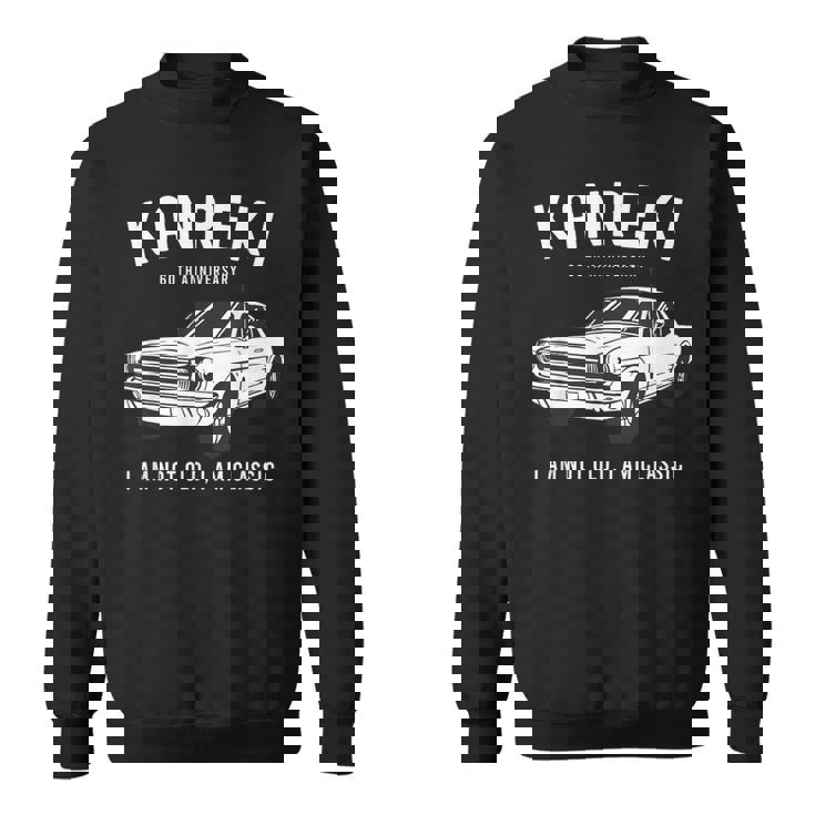 還暦祝い 車好き お父さん 男性 父の日 クラシックカー 60歳 I'm Not Old I'm Classic スウェットシャツ