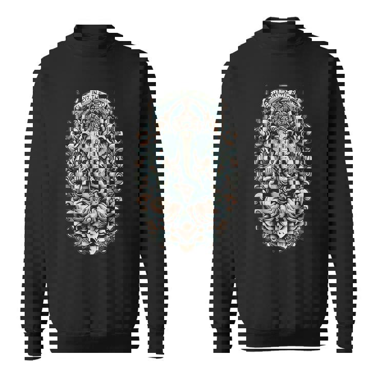 部屋の象 ガネーシャ スウェットシャツ