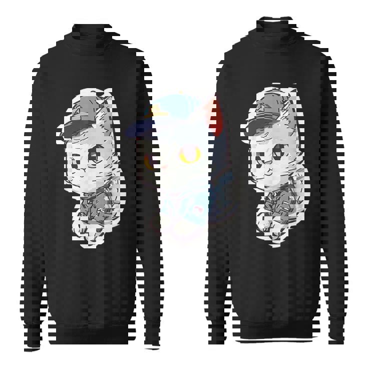 郵便配達員、Dps 配達員の猫を削除 スウェットシャツ