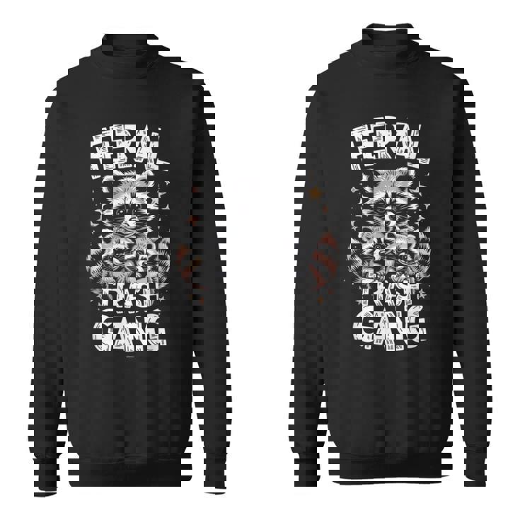 野良ゴミ・ギャング、アライグマ・ファミリーで楽しむ スウェットシャツ