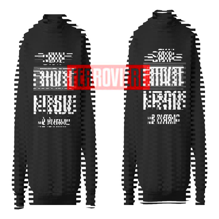 鉄道退職の引用 スウェットシャツ