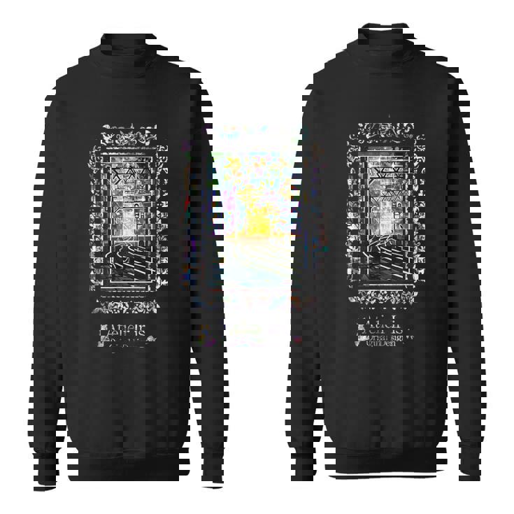 銀河鉄道の駅 猫 スウェットシャツ