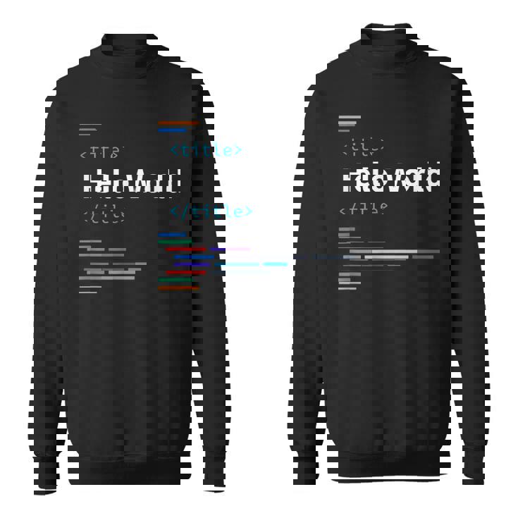 開発者 Hello World スウェットシャツ