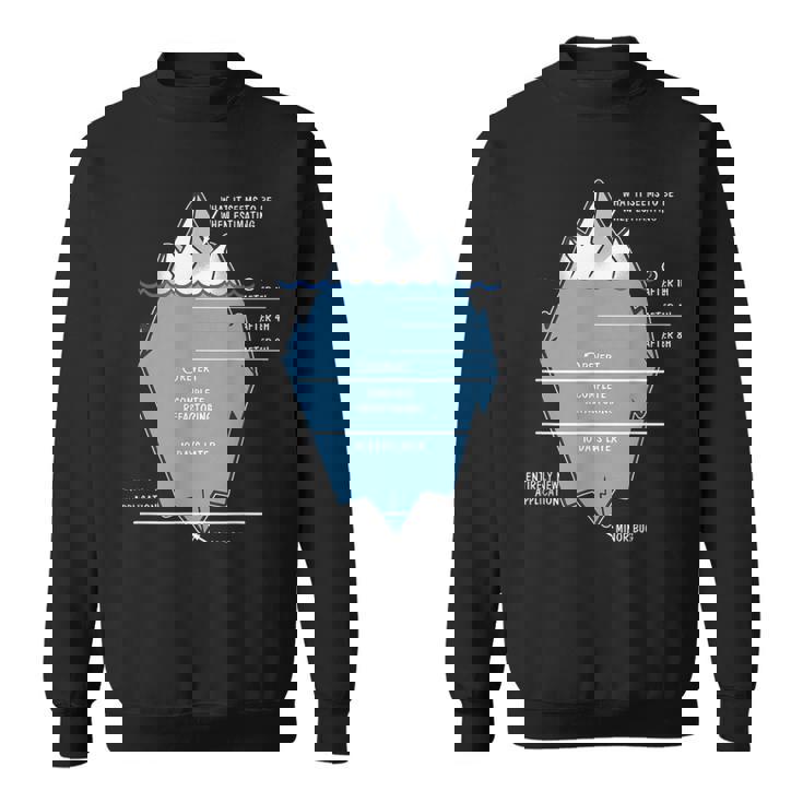 開発者 氷山 プログラマー コンピュータ科学者 コーディング スウェットシャツ