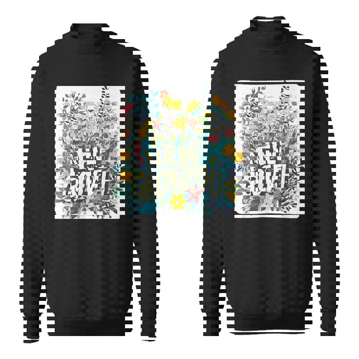 開花した外観のためのかなり新しい成長スタイル スウェットシャツ