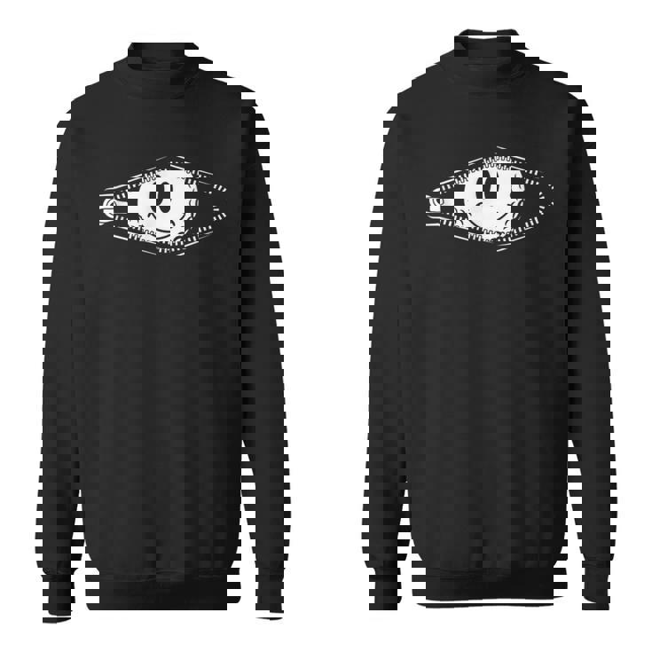 面白い ゴルフ ジッパー 笑顔 ゴルフ ゴルファー お父さん 父の日 スウェットシャツ