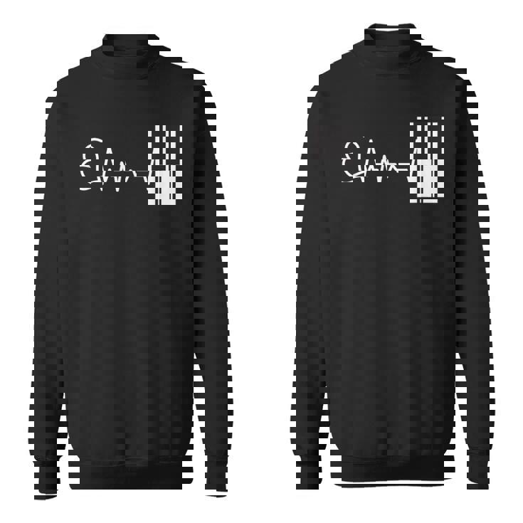 面白い ピアノ 音楽 ピアノ ギフト ピアニスト スウェットシャツ