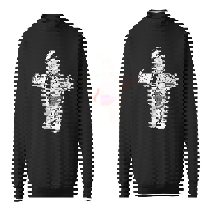 面白い 有名 カルト映画 キャラクター マシュマロマン ゾンビ スウェットシャツ