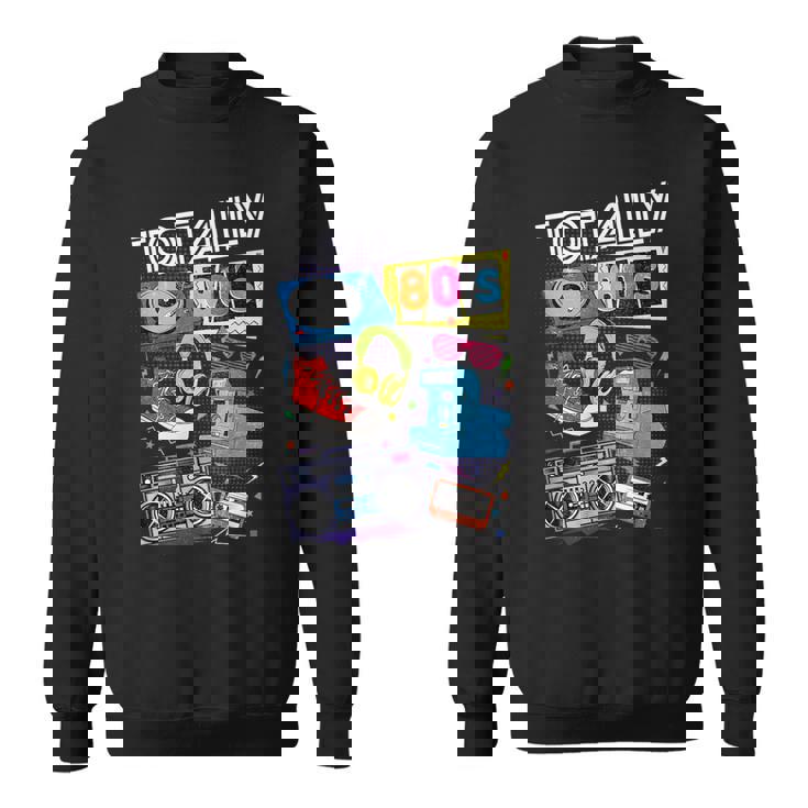 面白い80年代レトロtシャツ 1980年代パーティーギフト ターンテーブルカセット スウェットシャツ