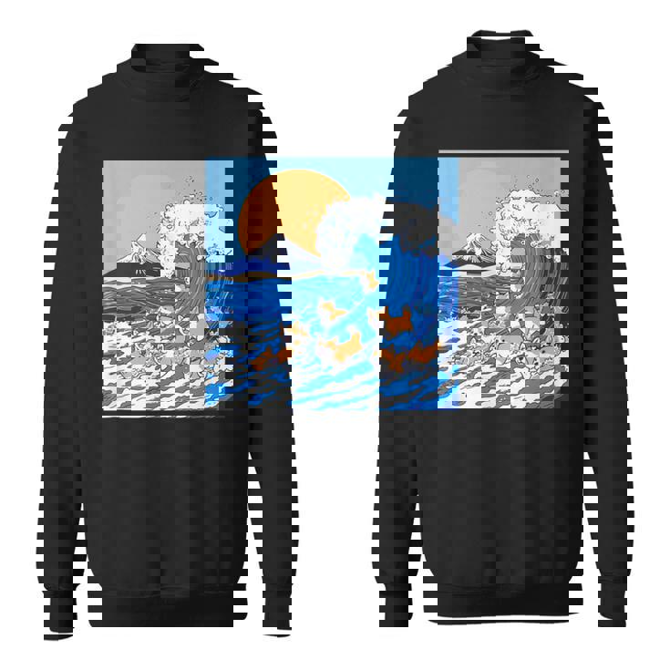 面白いtシャツ コーギー 犬 イヌ わんこ メンズ 犬好き グッズ かわいい おもしろ 面白い 服 ネタ 夏 スウェットシャツ