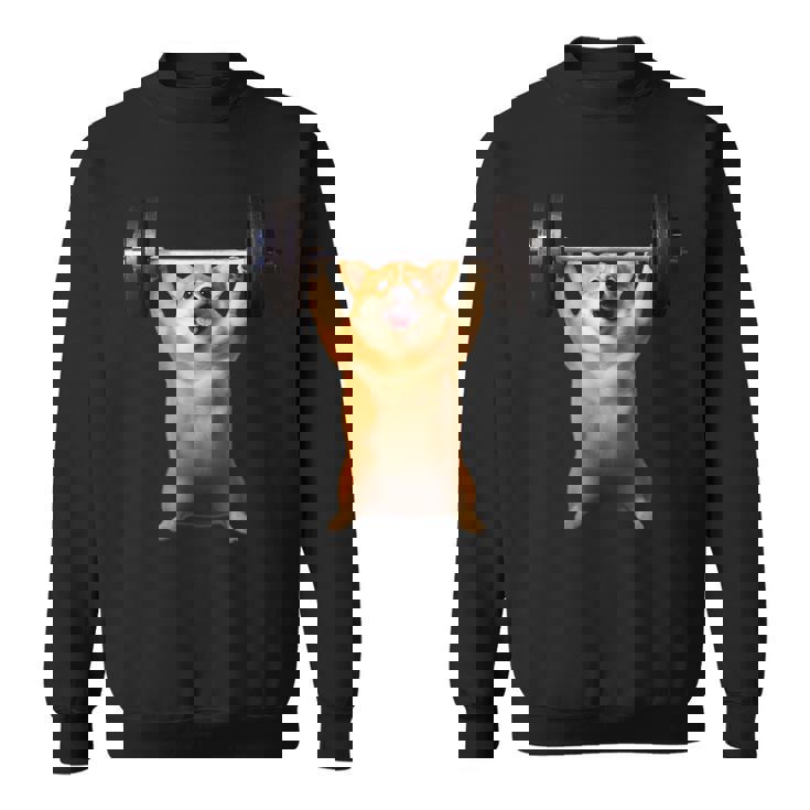 面白いtシャツ コーギー 犬 イヌ わんこ メンズ 犬好き グッズ かわいい 面白い 服 ネタ 筋トレ スウェットシャツ