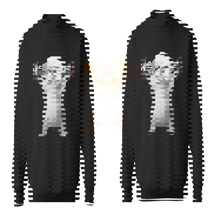 面白いtシャツ シーズー 犬 イヌ わんこ メンズ 犬好き グッズ かわいい 面白い 服 ネタ 筋トレ スウェットシャツ